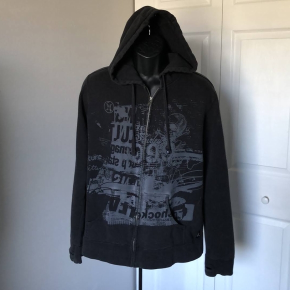 black hurley hoodie